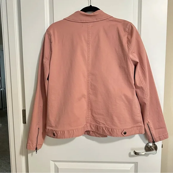 Market & Spruce- Jaclyn Knit Moto Jacket, size xl - Picture 7 of 12